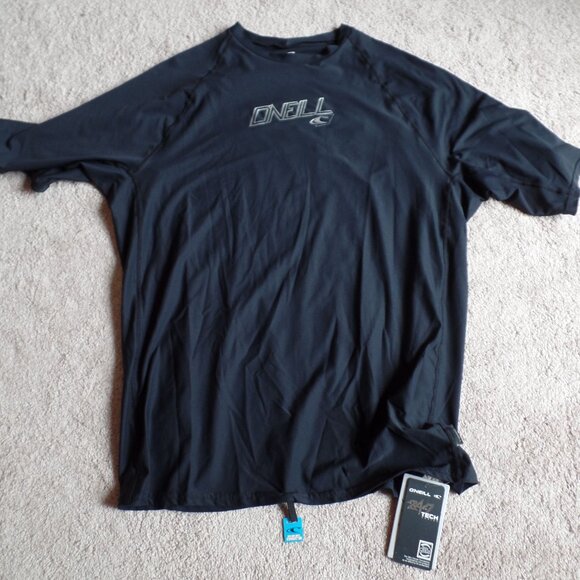O'Neill Black Swim Rash Guard - Picture 1 of 5